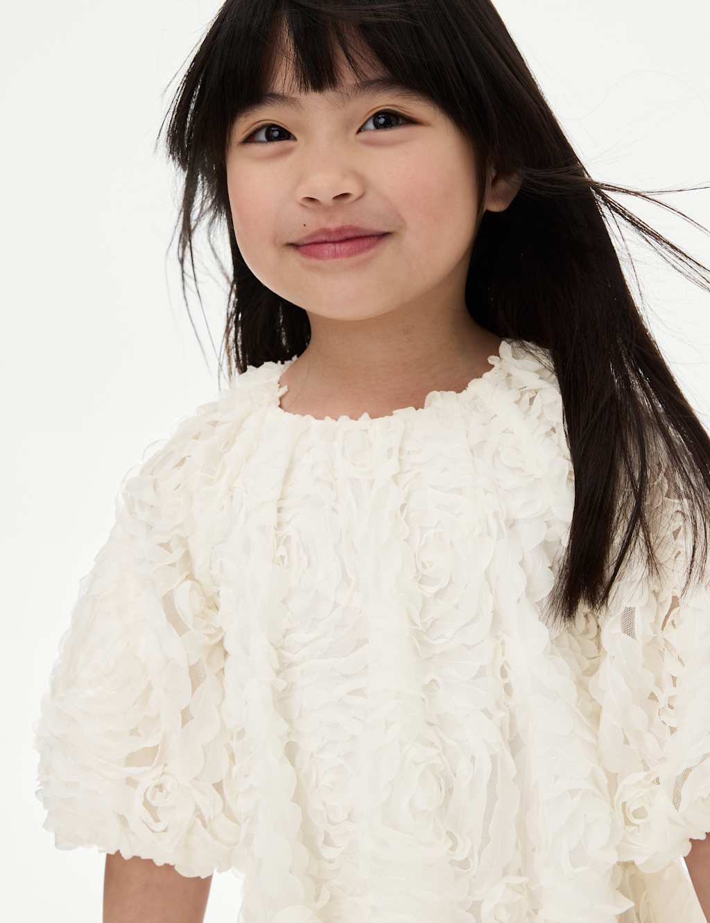 Mesh Floral Dress (2-8 Yrs)