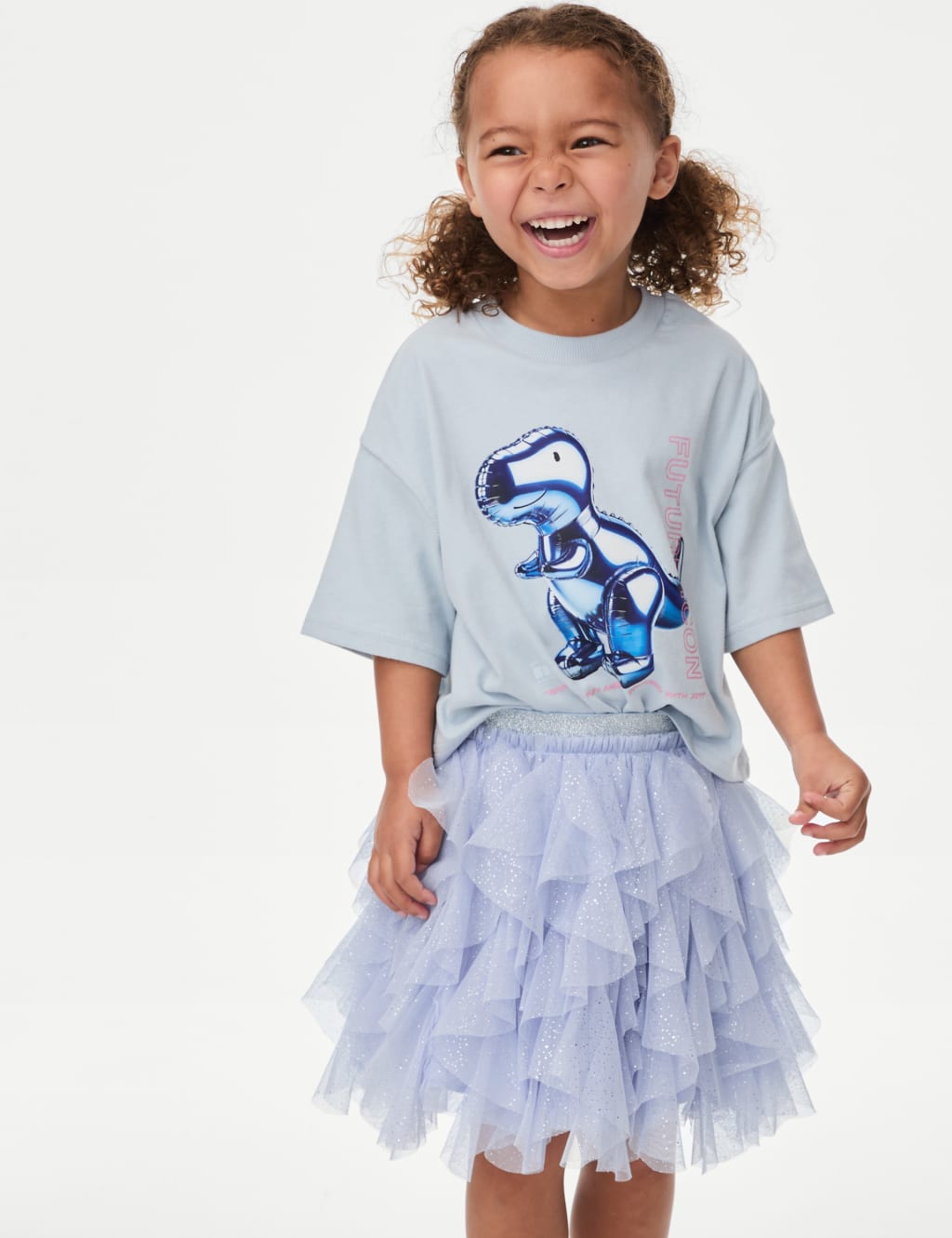 Tulle Glitter Star Tutu Skirt (2-8 Yrs)