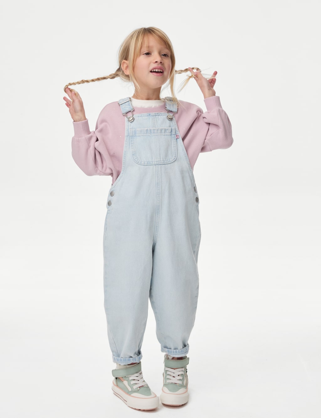 Pure Cotton Denim Dungarees (2-10 Yrs)