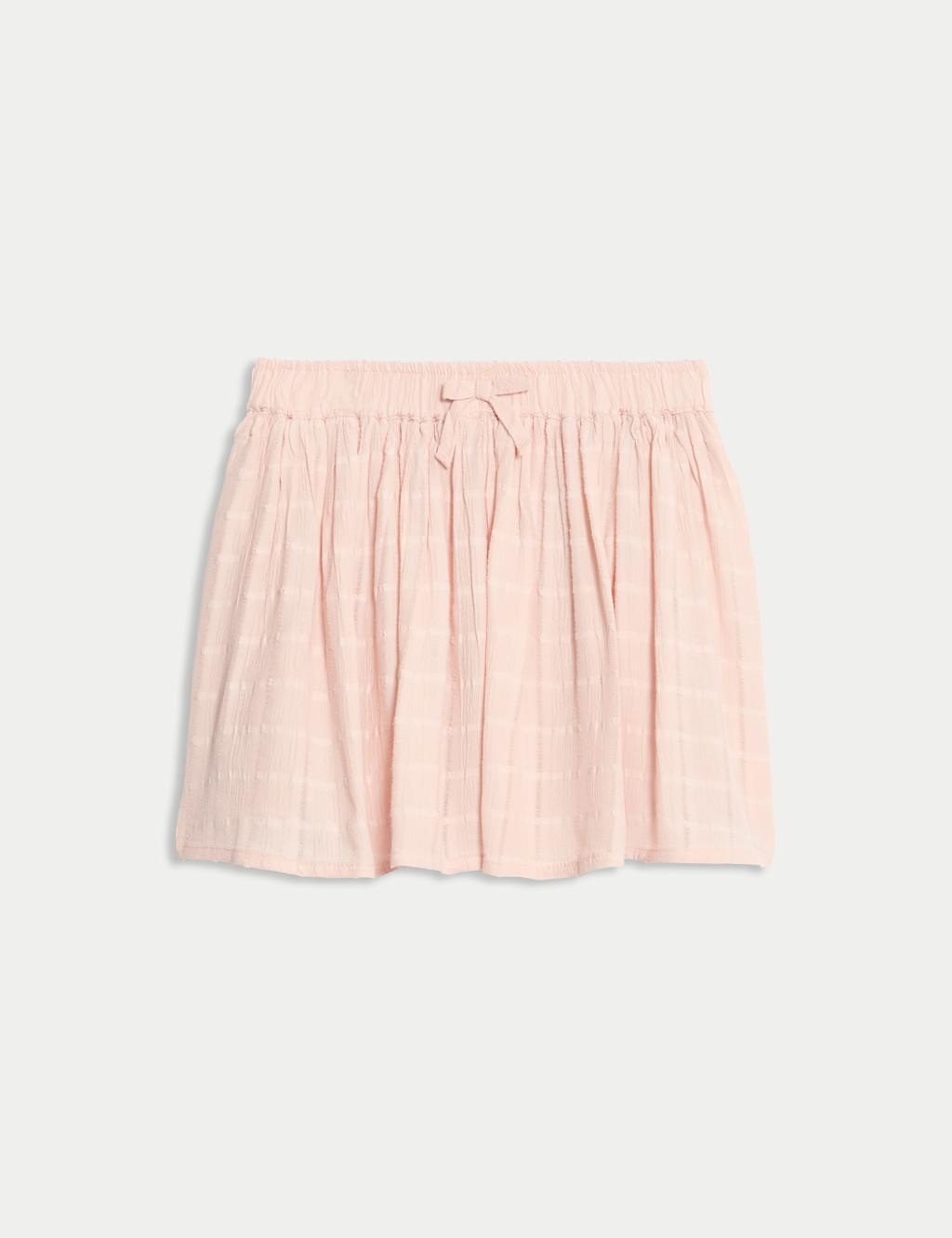 Textured Woven Mini Skirt (2-16 Yrs)