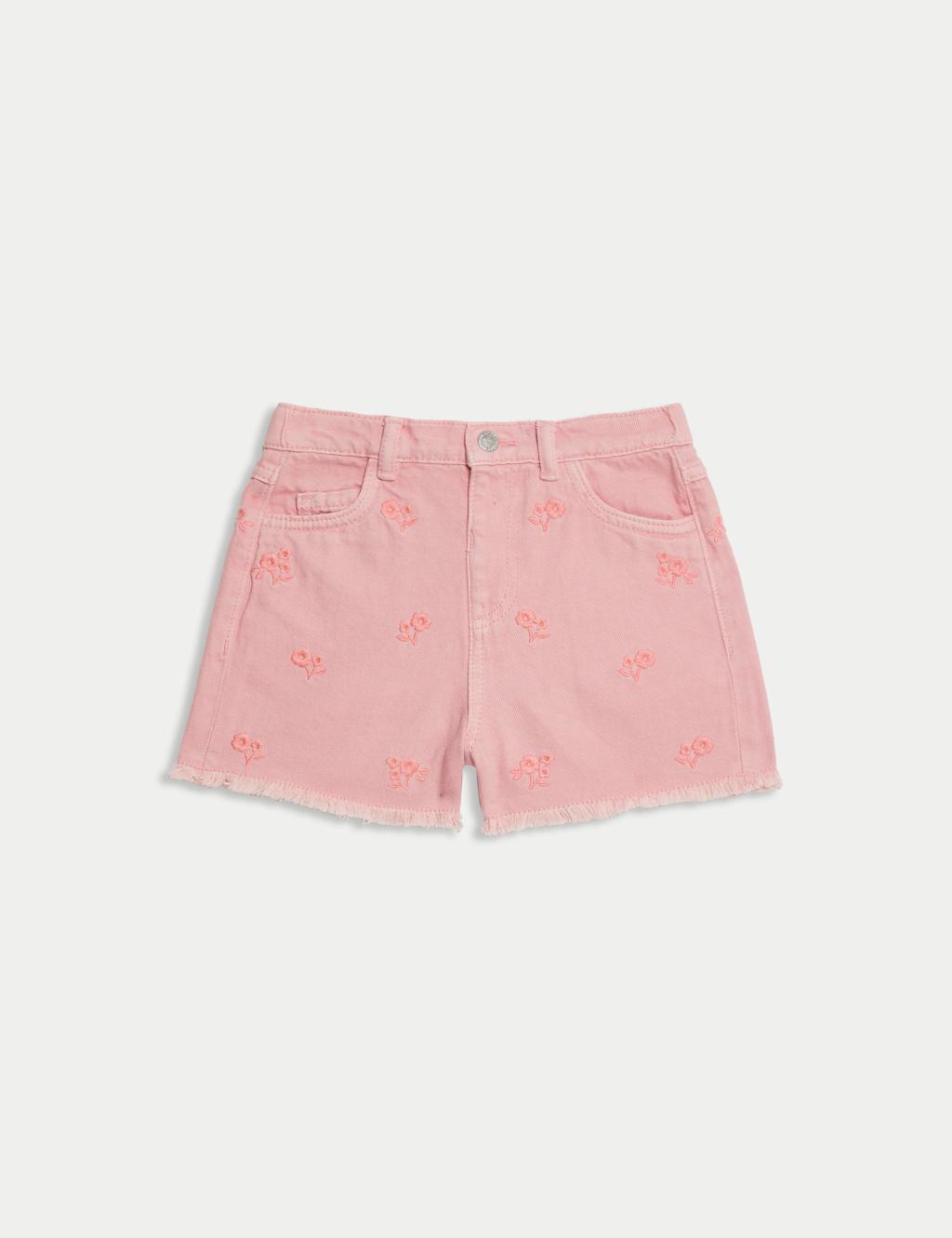Mom Denim Shorts (2-8 Yrs)