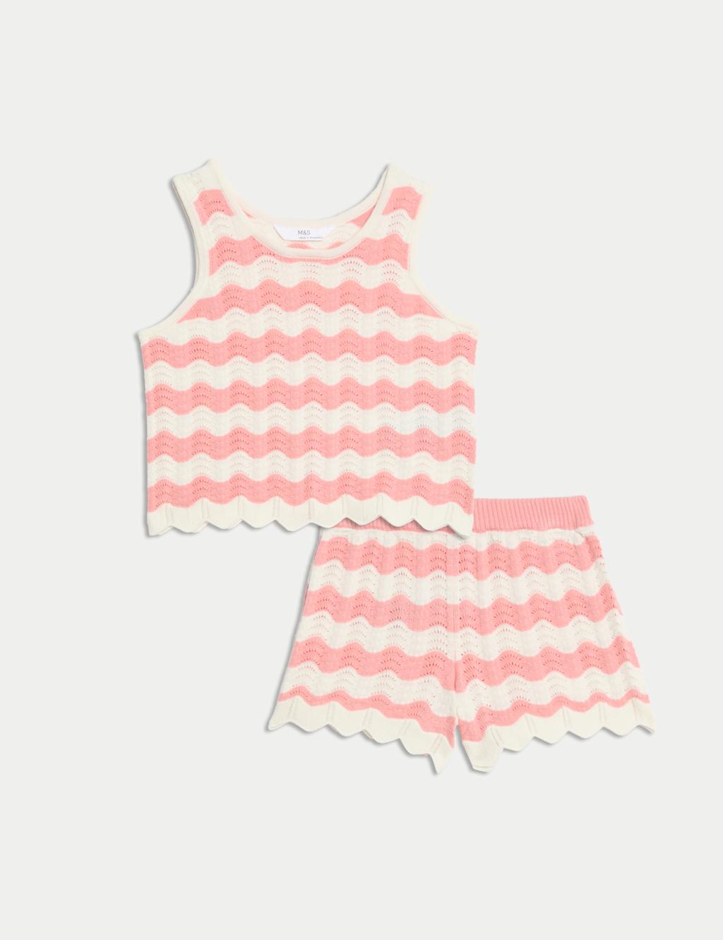2pc Pure Cotton Knitted Outfit (2-8 Yrs)