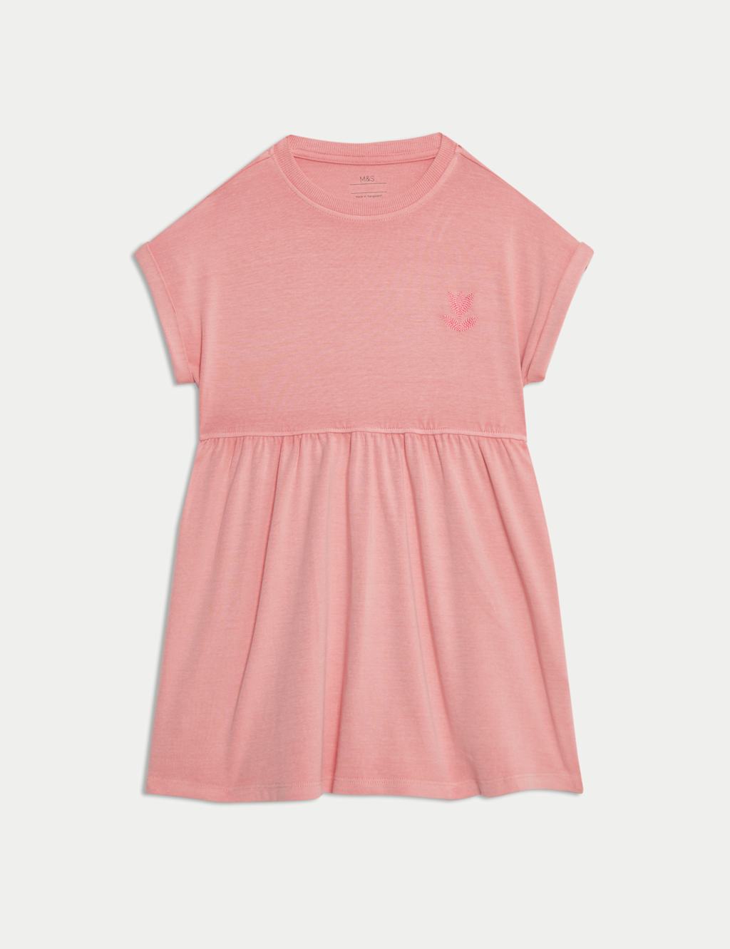 Cotton Rich Jersey Dress (2-8 Yrs)