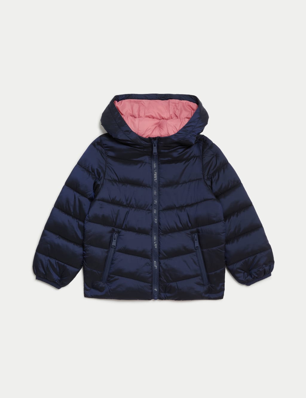 M&S Lightweight Padded Jacket (2-8 Yrs) Navy