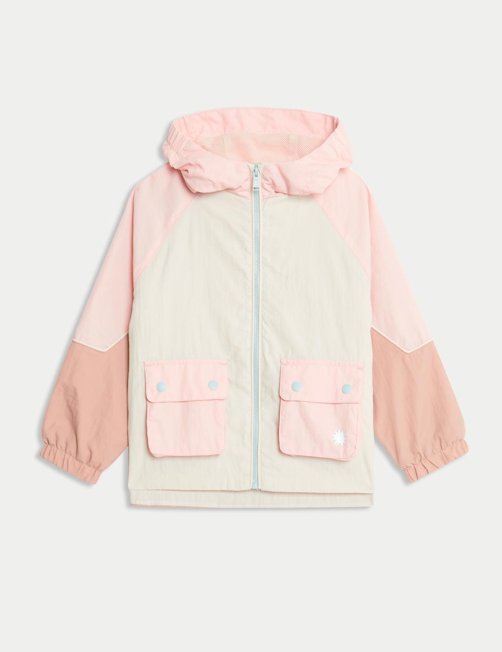 Colour Block Fisherman Coat (2-8 Yrs)