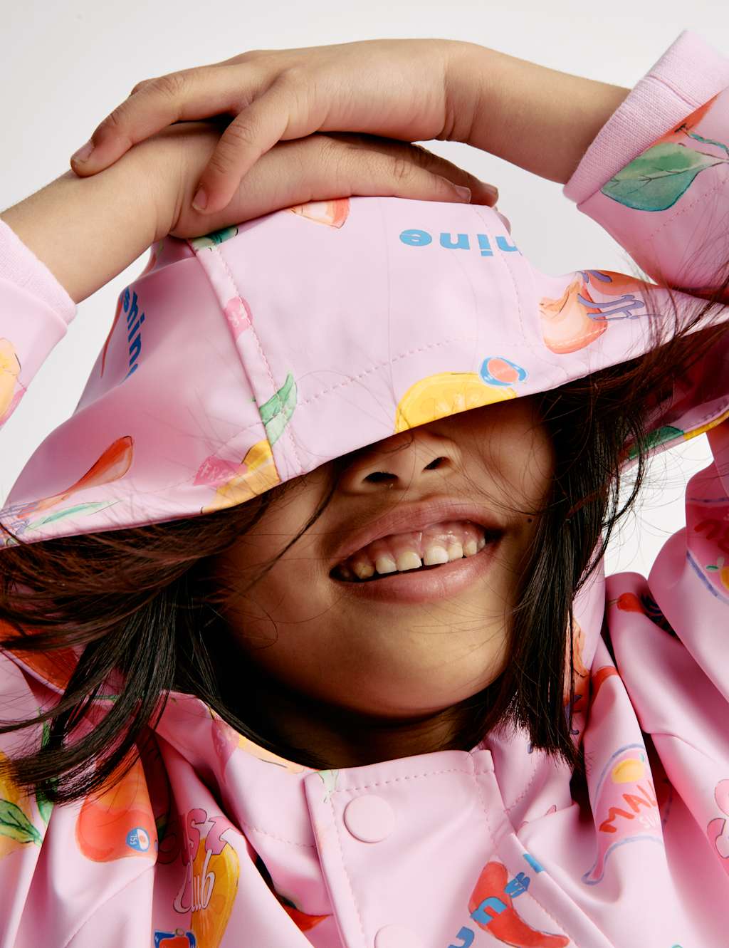 Fruit Print Fisherman Coat (2-8 Yrs)