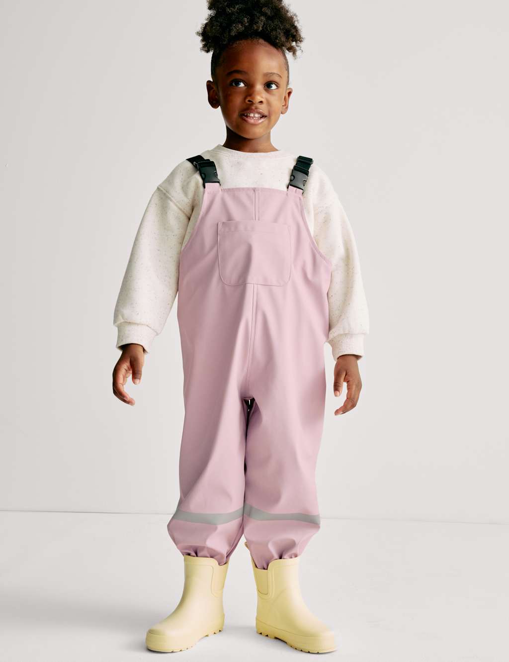 M&S Dungarees (1-8 Yrs) Pink Cloud