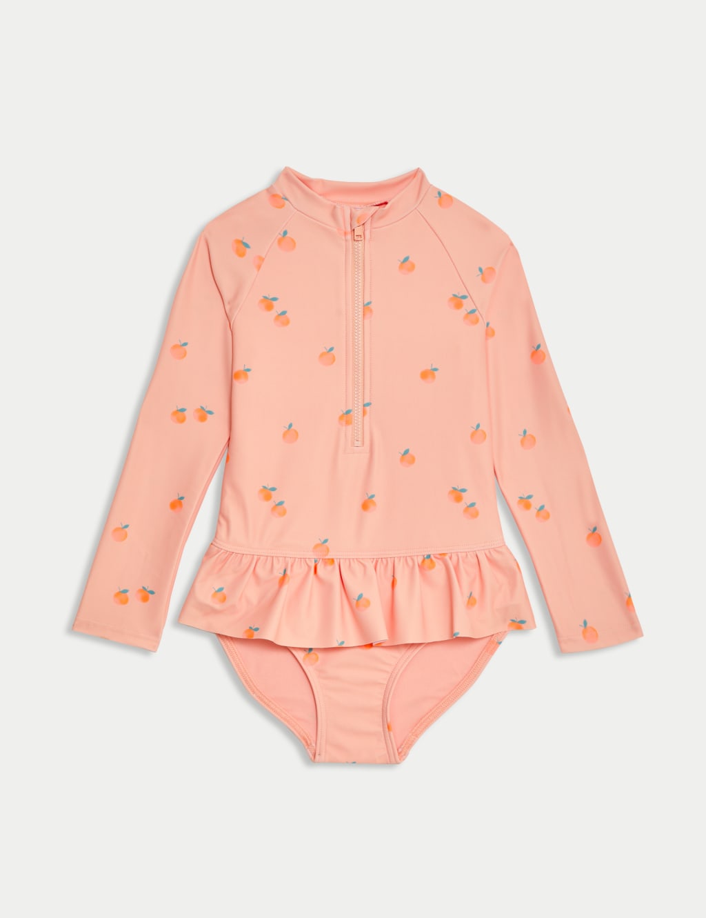 Oranges Print Swimsuit (2-8 Yrs)