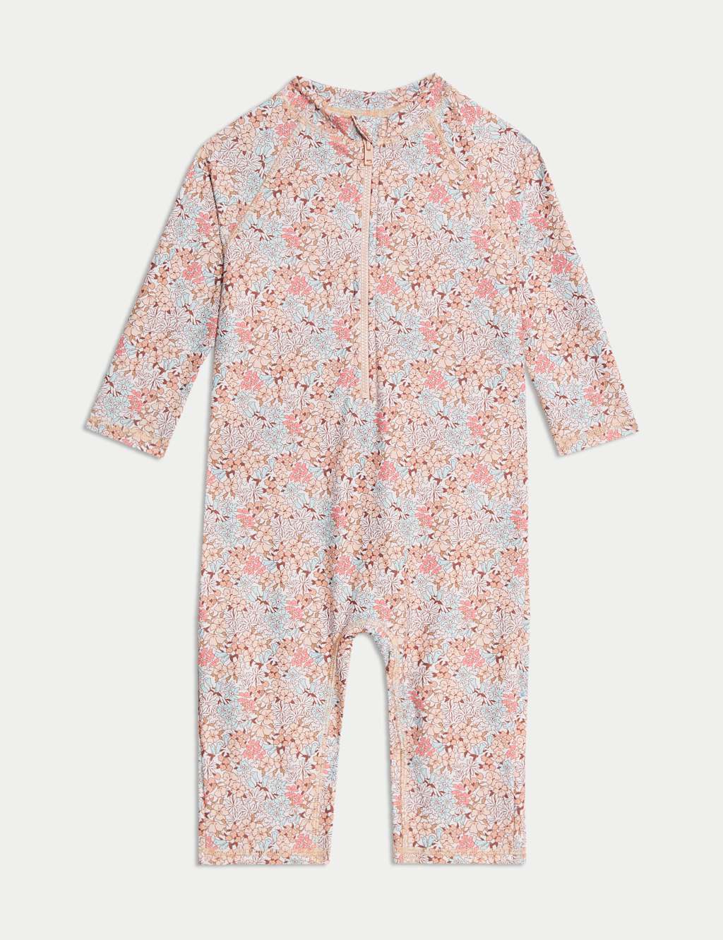 Ditsy Floral All In One Swimsuit (2-8 Yrs)