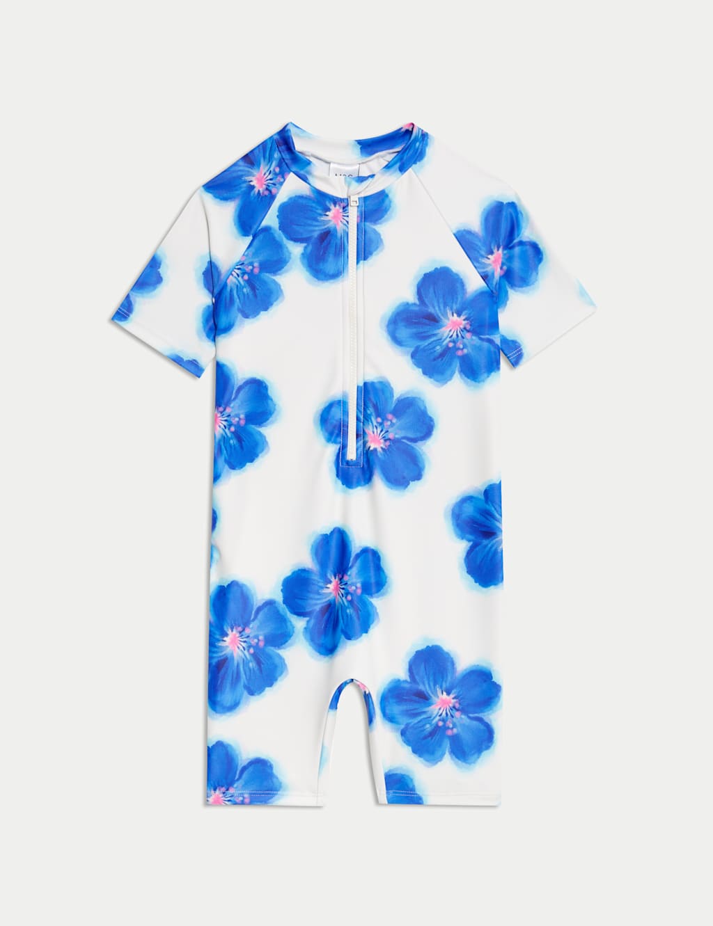 Floral All In One Swimsuit (2-8 Yrs)