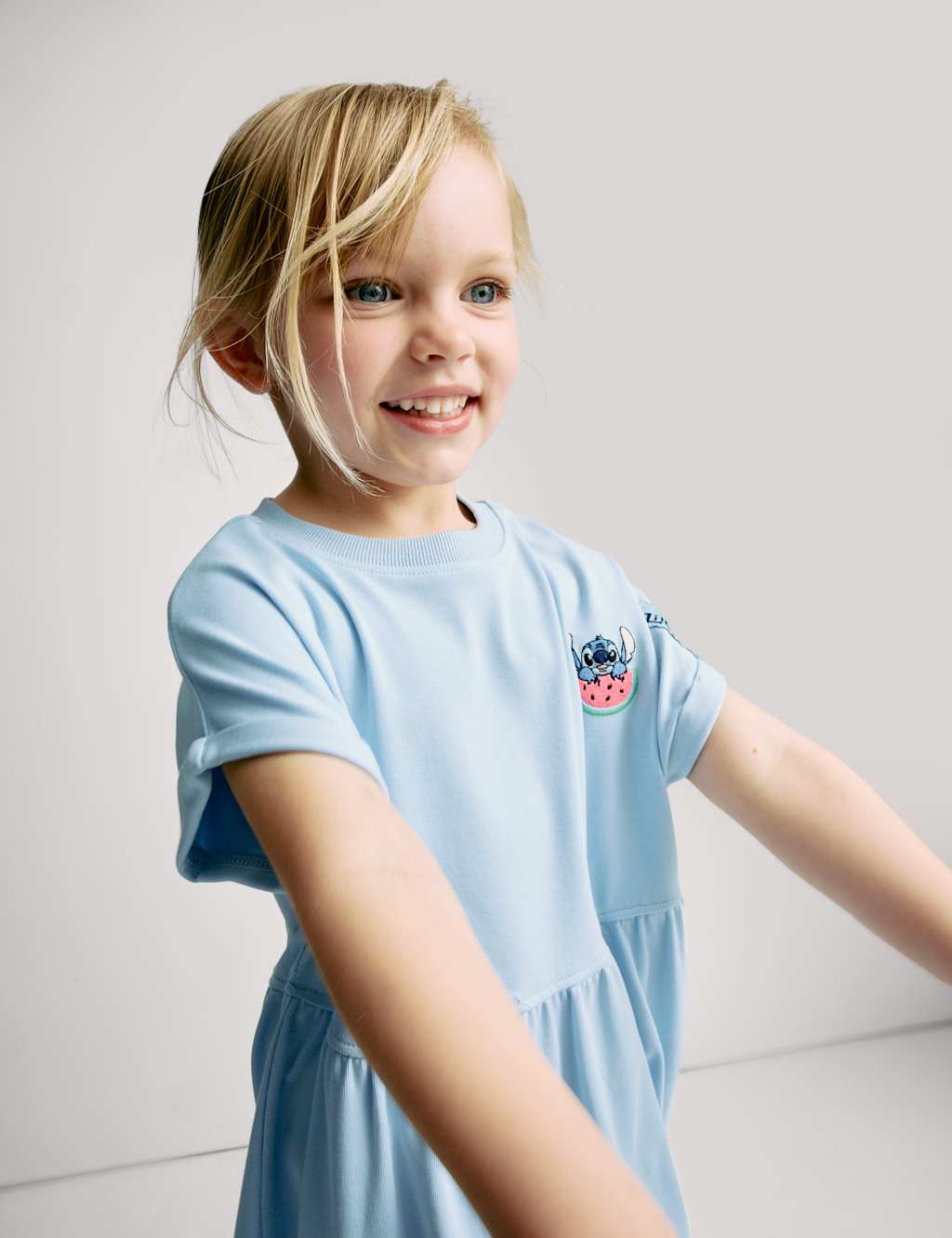 Cotton Rich Lilo & Stitch™ Dress (2-8 Yrs)