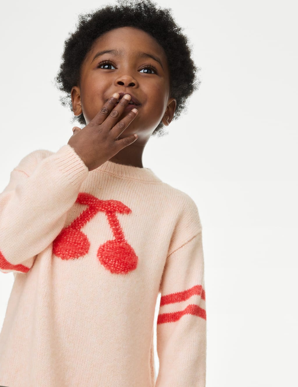 Cherry Knitted Dress (2-8 Yrs)