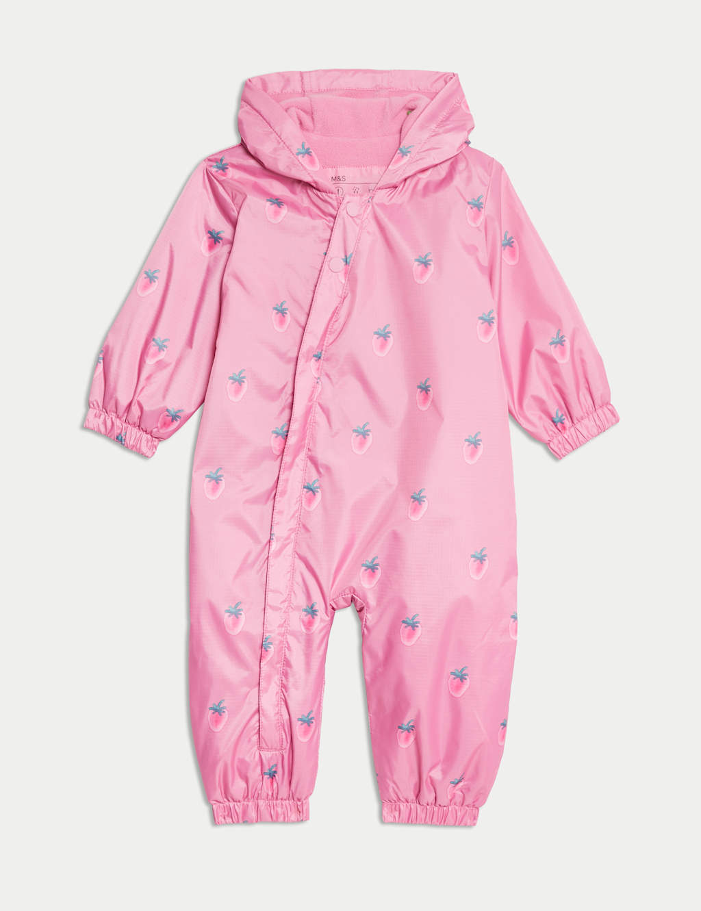 Strawberry Hooded Puddlesuit (0-3 Yrs)