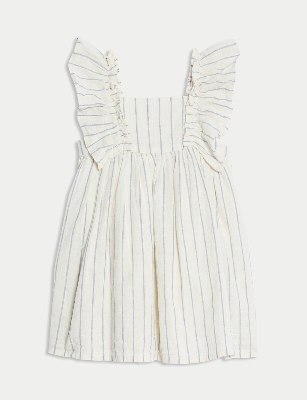 Cotton Rich Striped Dress (0-6 Yrs)