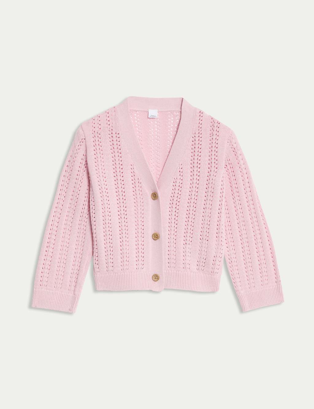 Pure Cotton Knitted Cardigan (0 Mths-3 Yrs)