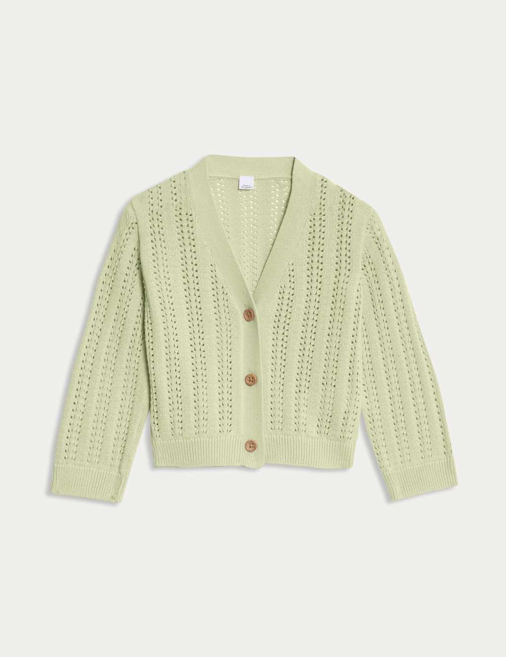 Pure Cotton Knitted Cardigan (0 Mths-3 Yrs)