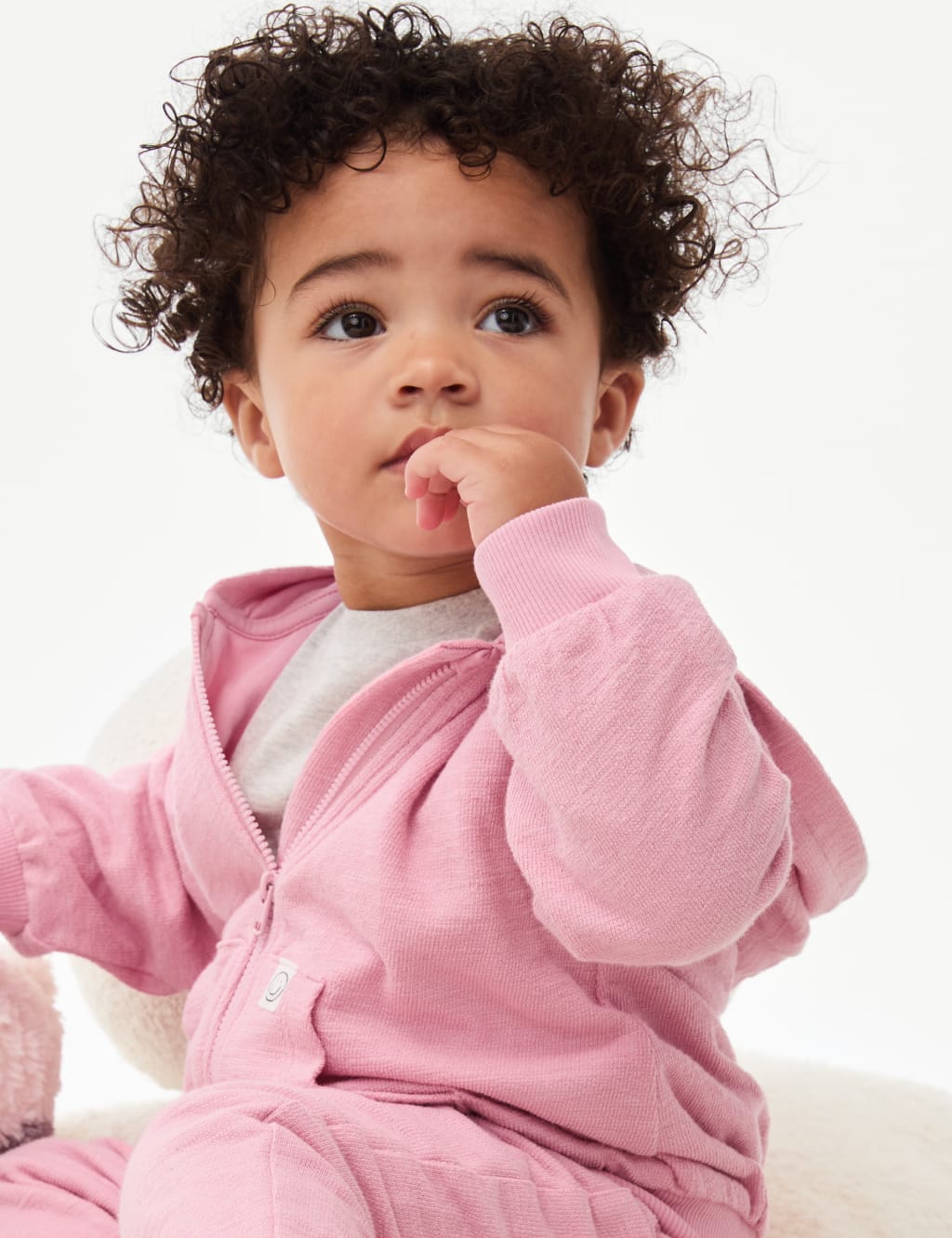 Pure Cotton Zip Hoodie (0-6 Yrs)