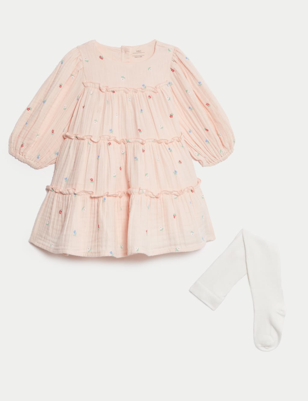 2pc Cotton Rich Floral Outfit (0-6 Yrs)
