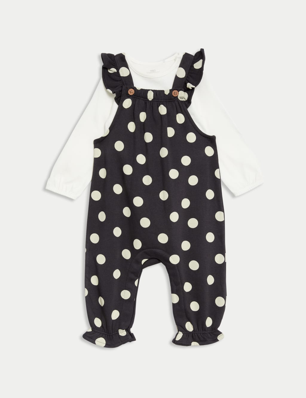 2pc Cotton Rich Spot Outfit (0-3 Yrs)