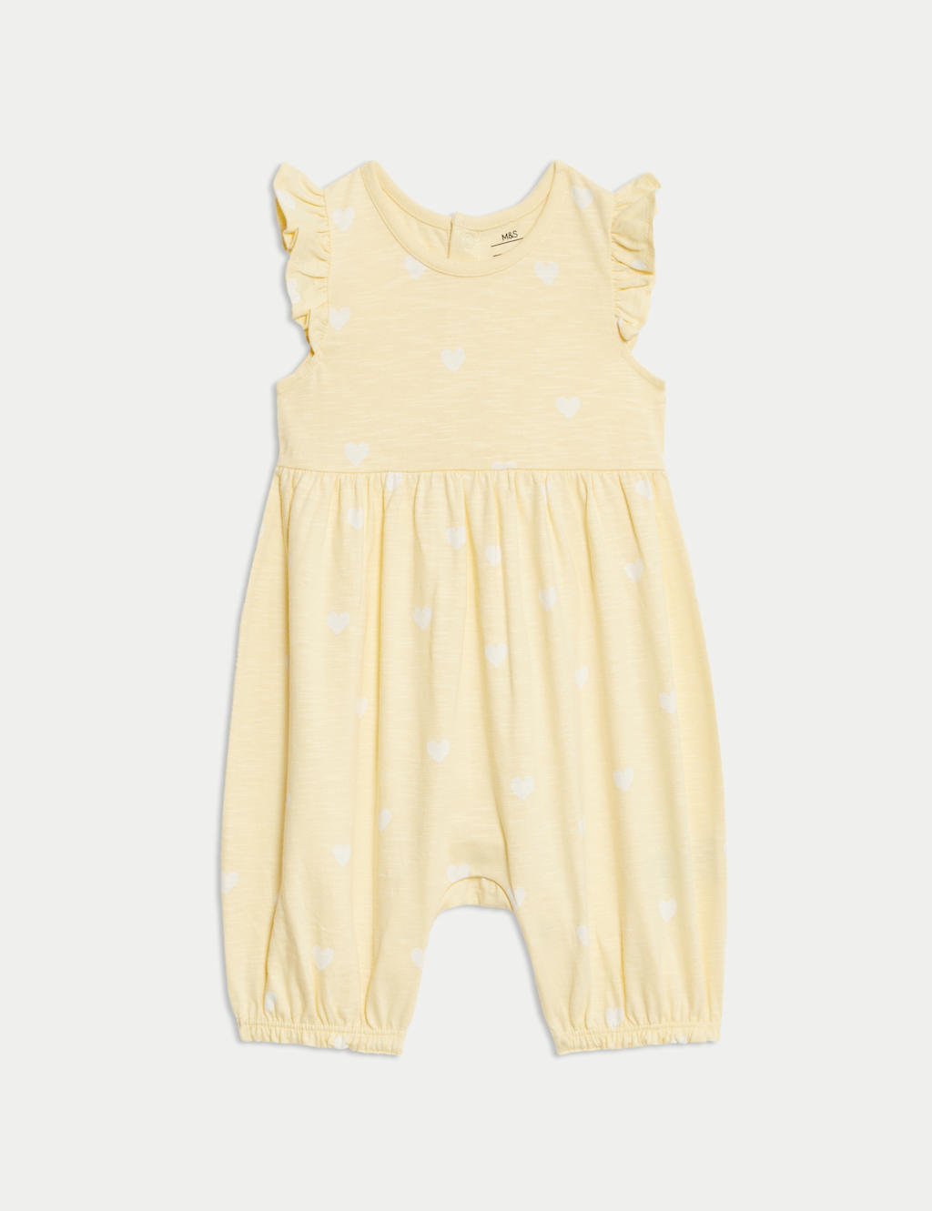 Pure Cotton Heart Print Romper (0-3 Yrs)