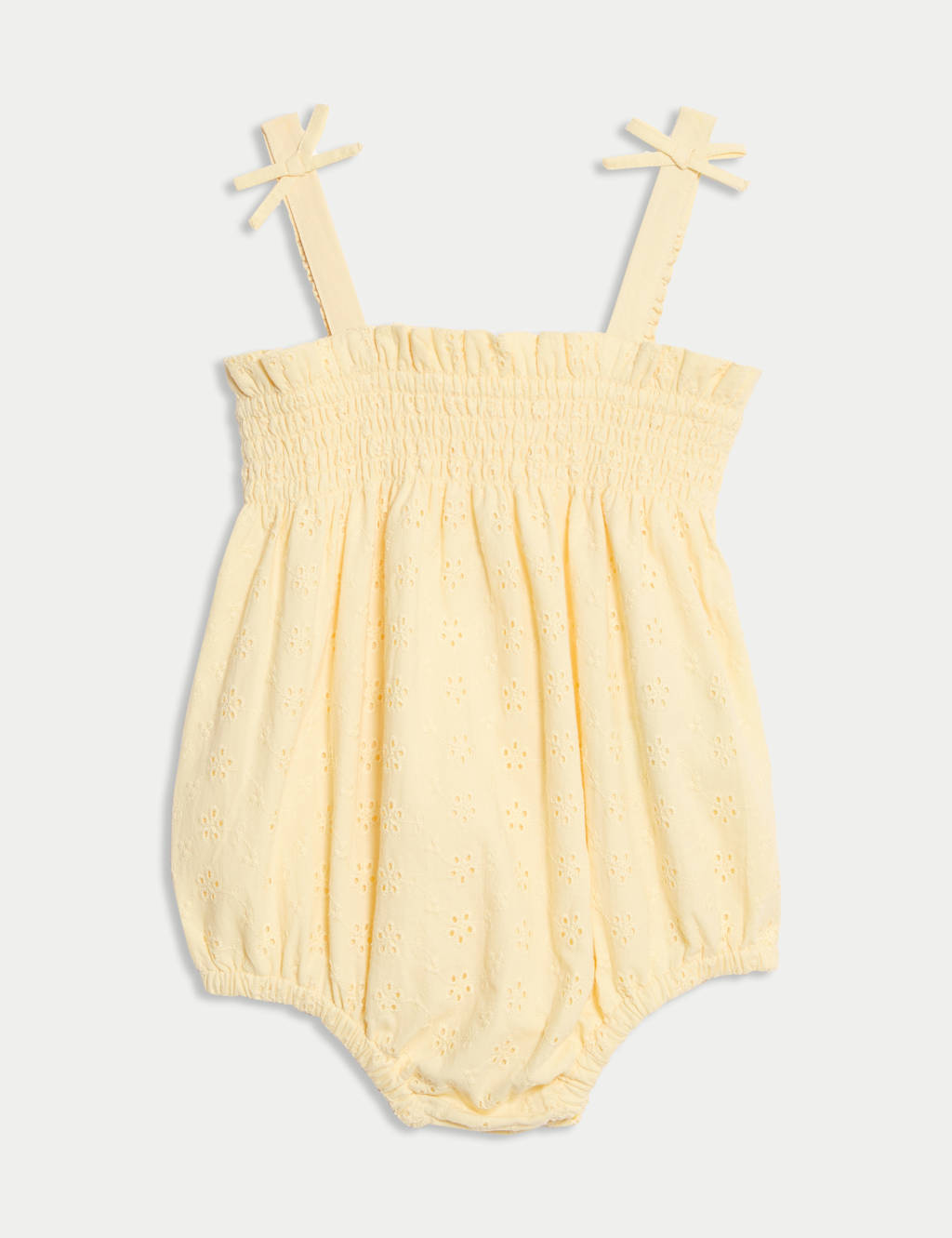 Pure Cotton Broderie Paddler (0-3 Yrs)