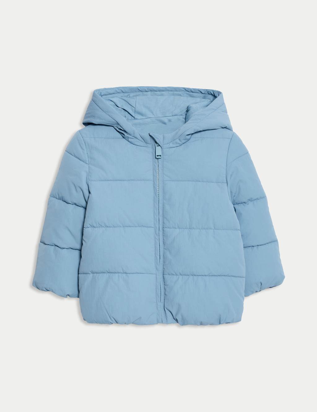 M&S Collection Boys Lightweight Hooded Padded Coat (0 Mths-3 Yrs) - 18-24 - Blue, Blue