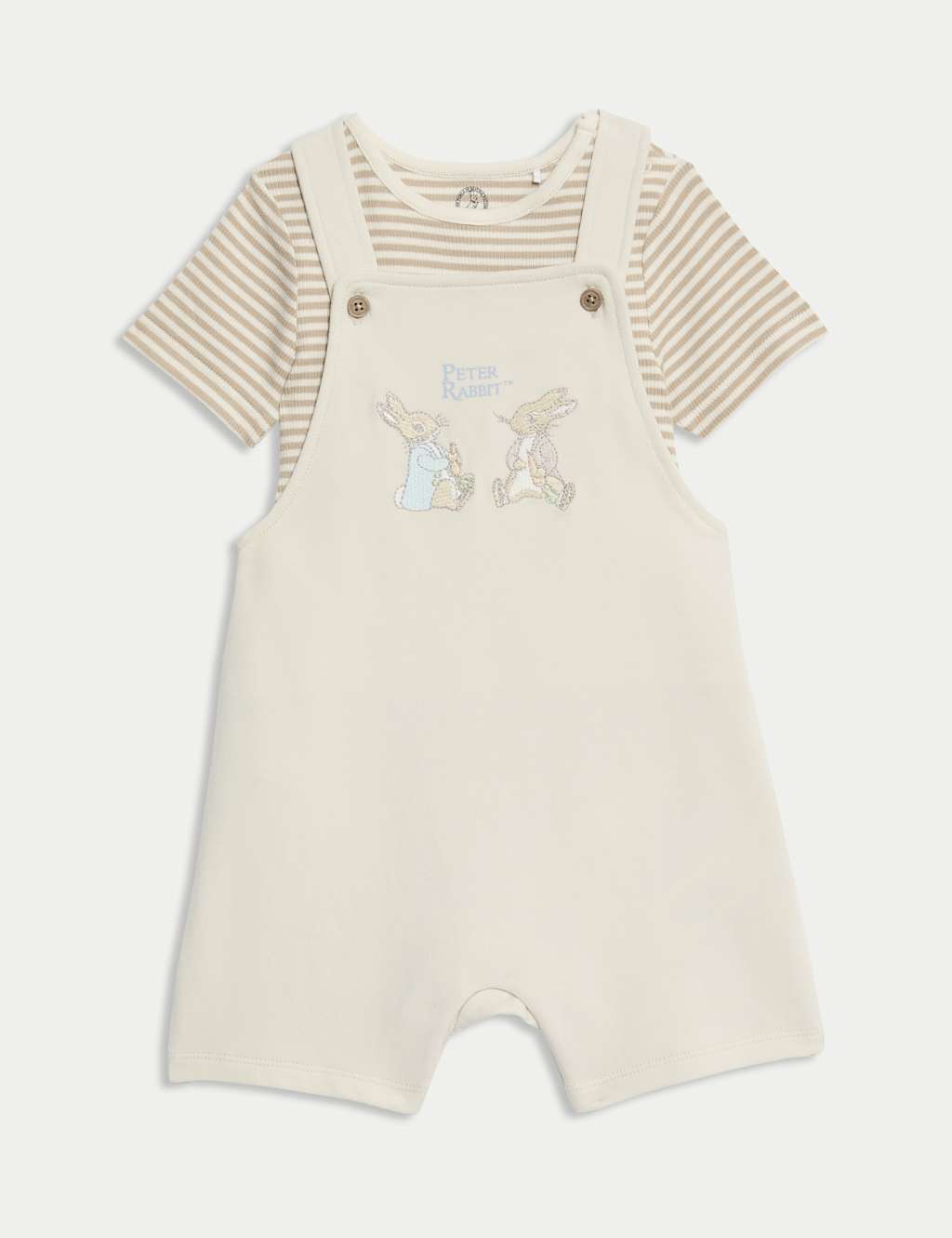 2pc Cotton Rich Peter Rabbit™ Bibshort (0-3 Yrs)