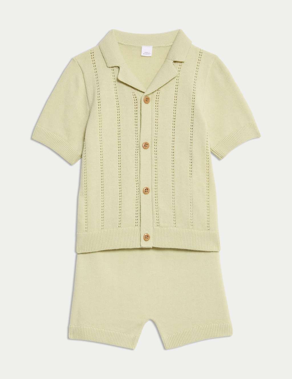2pc Pure Cotton Knitted Outfit (0-3 Yrs)