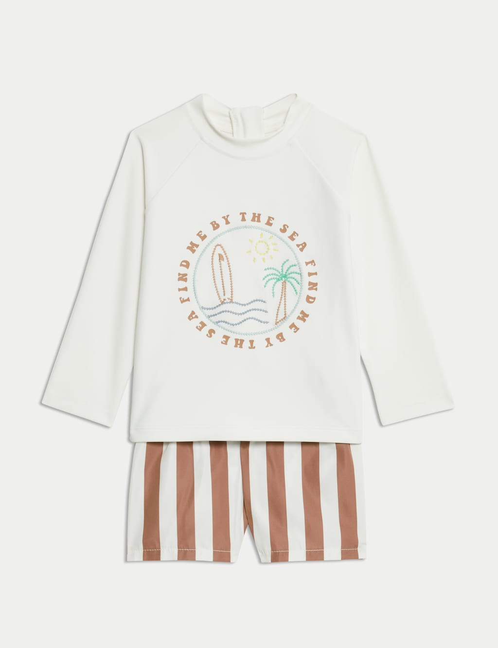 2pc Surf Rash Vest Swim Set (0-3 Yrs)