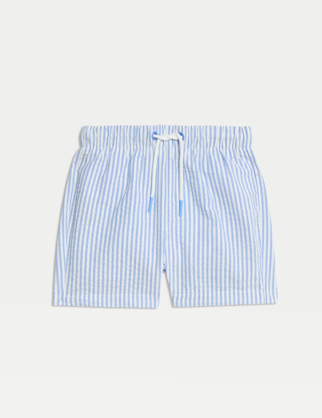 Seersucker Striped Swim Shorts (0 - 6 Yrs)