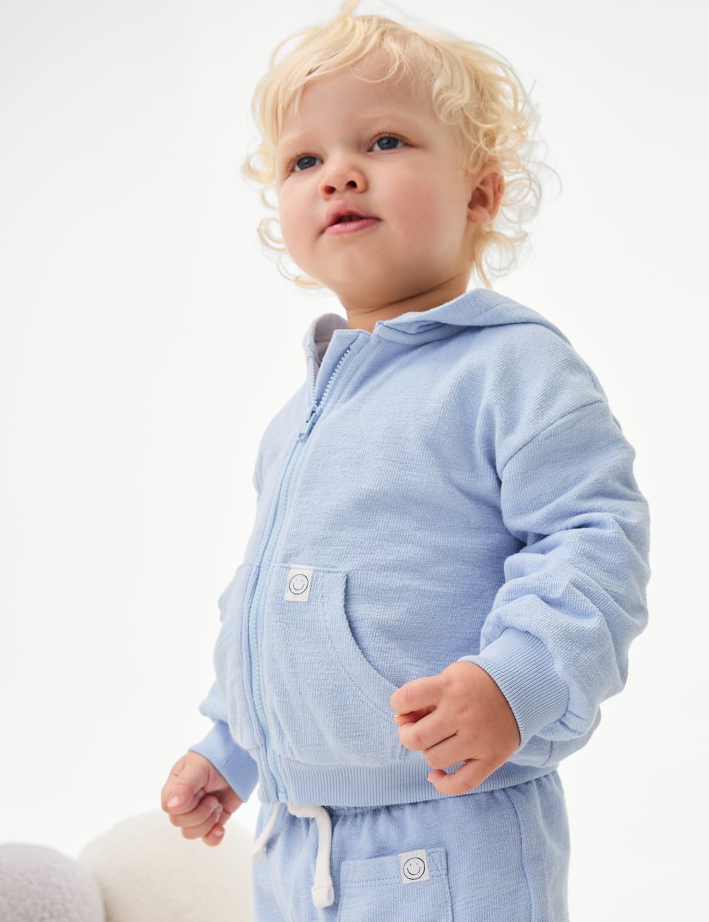 Pure Cotton Zip Hoodie (0-6 Yrs)