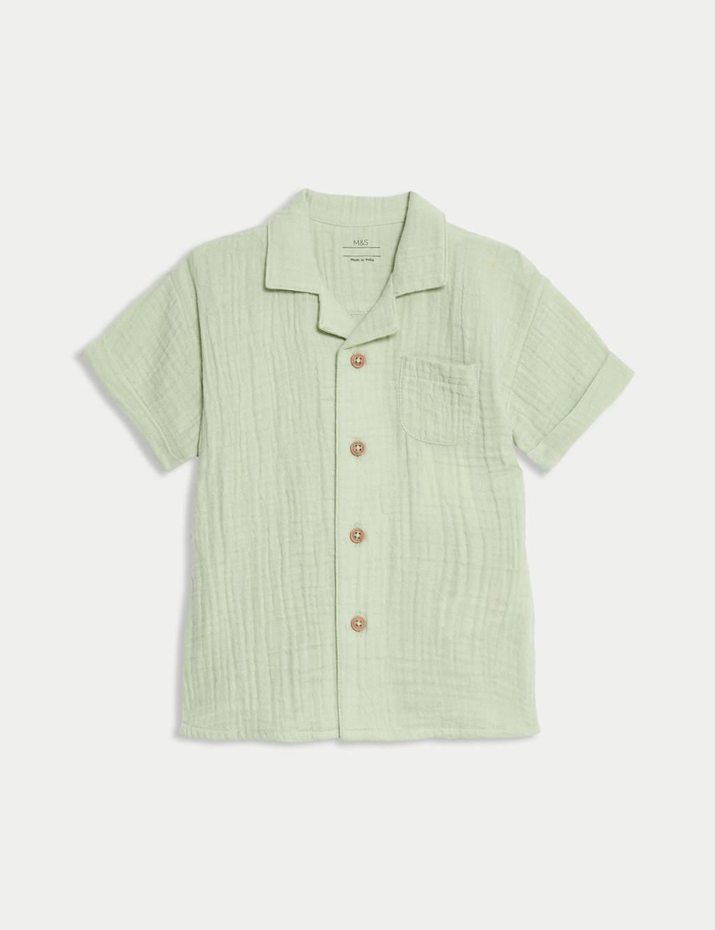 Pure Cotton Double Cloth Shirt (0-3 Yrs)