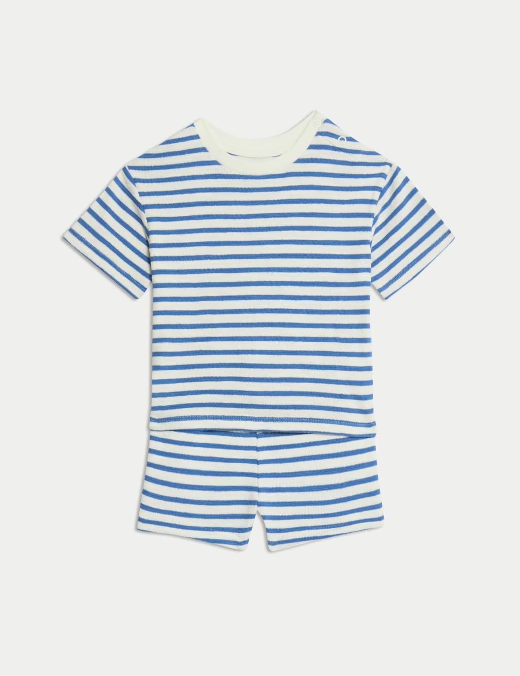 2pc Pure Cotton Striped Short Outfit (0-3 Yrs)