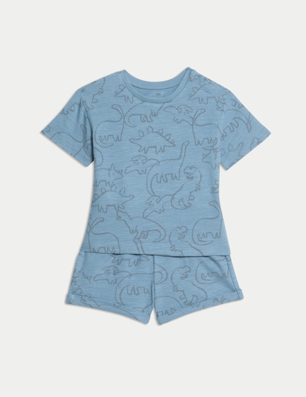 2pc Pure Cotton Dinosaur Outfit (0-3 Yrs)