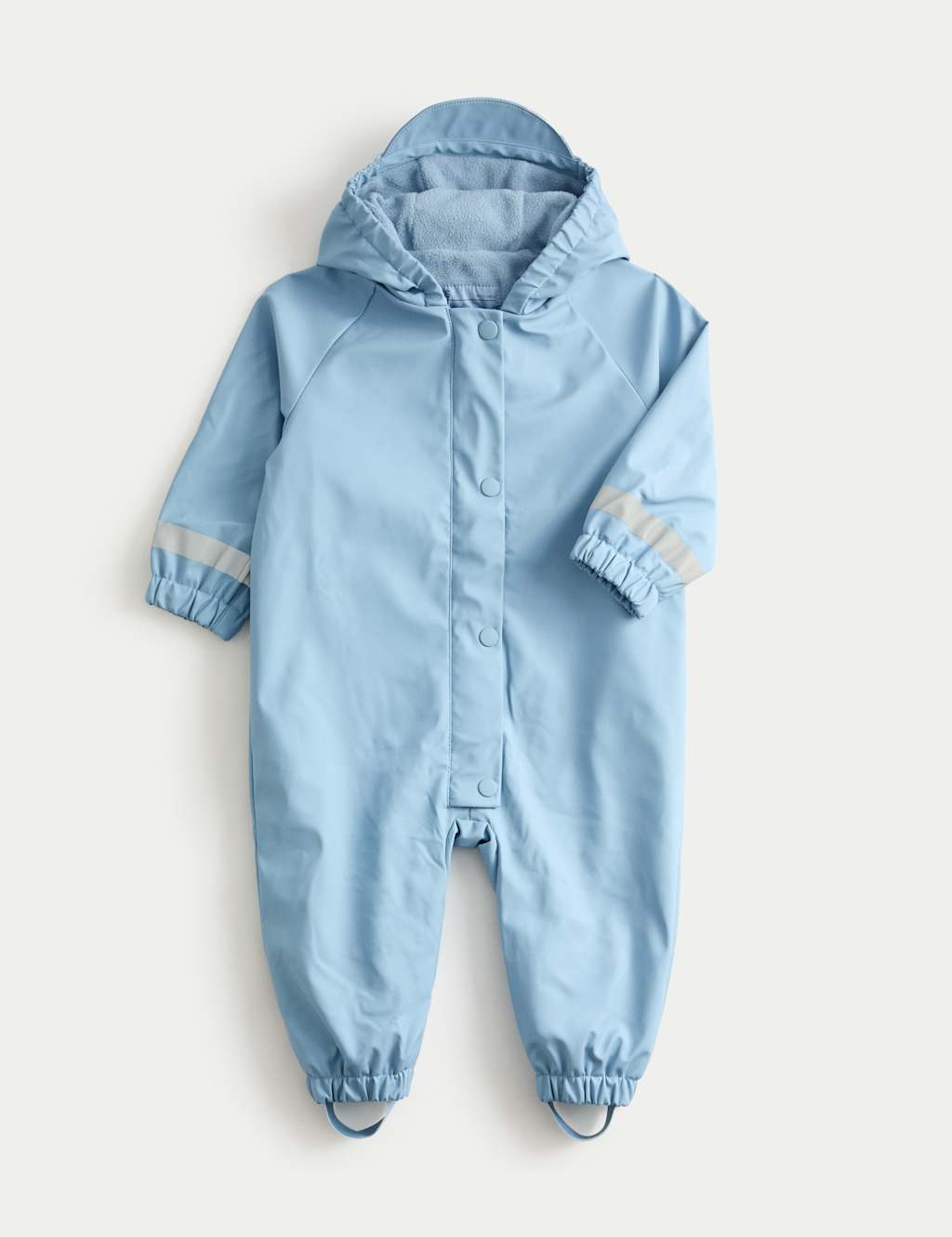 M&S Fisherman Puddlesuit (9 Mths-5 Yrs) Light Blue