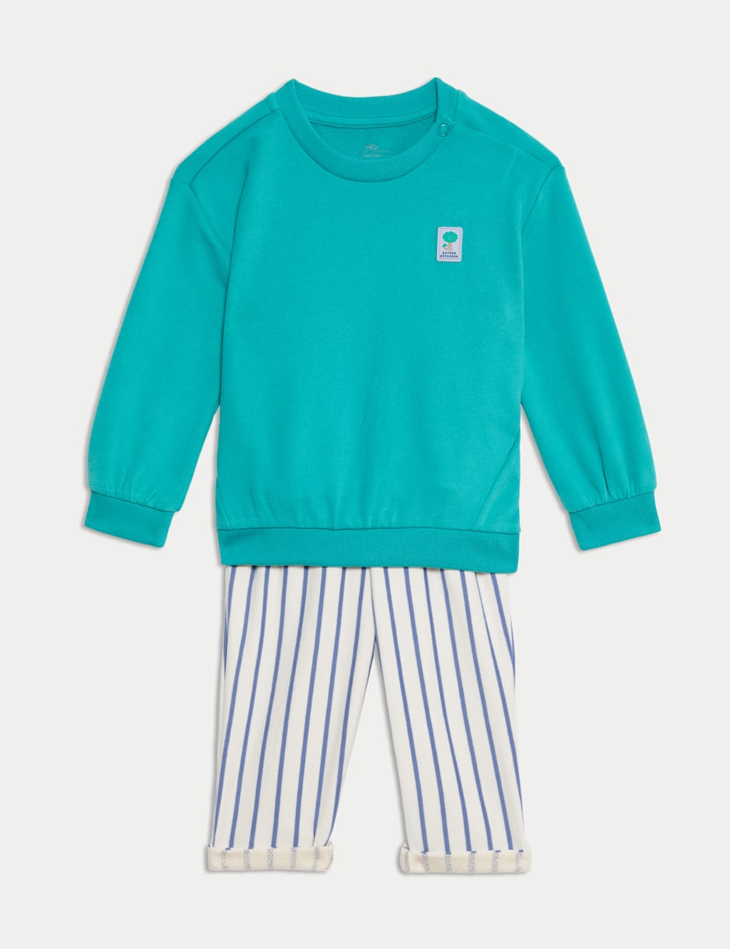 2pc Cotton Rich Top & Bottom Outfit (0-6 Yrs)