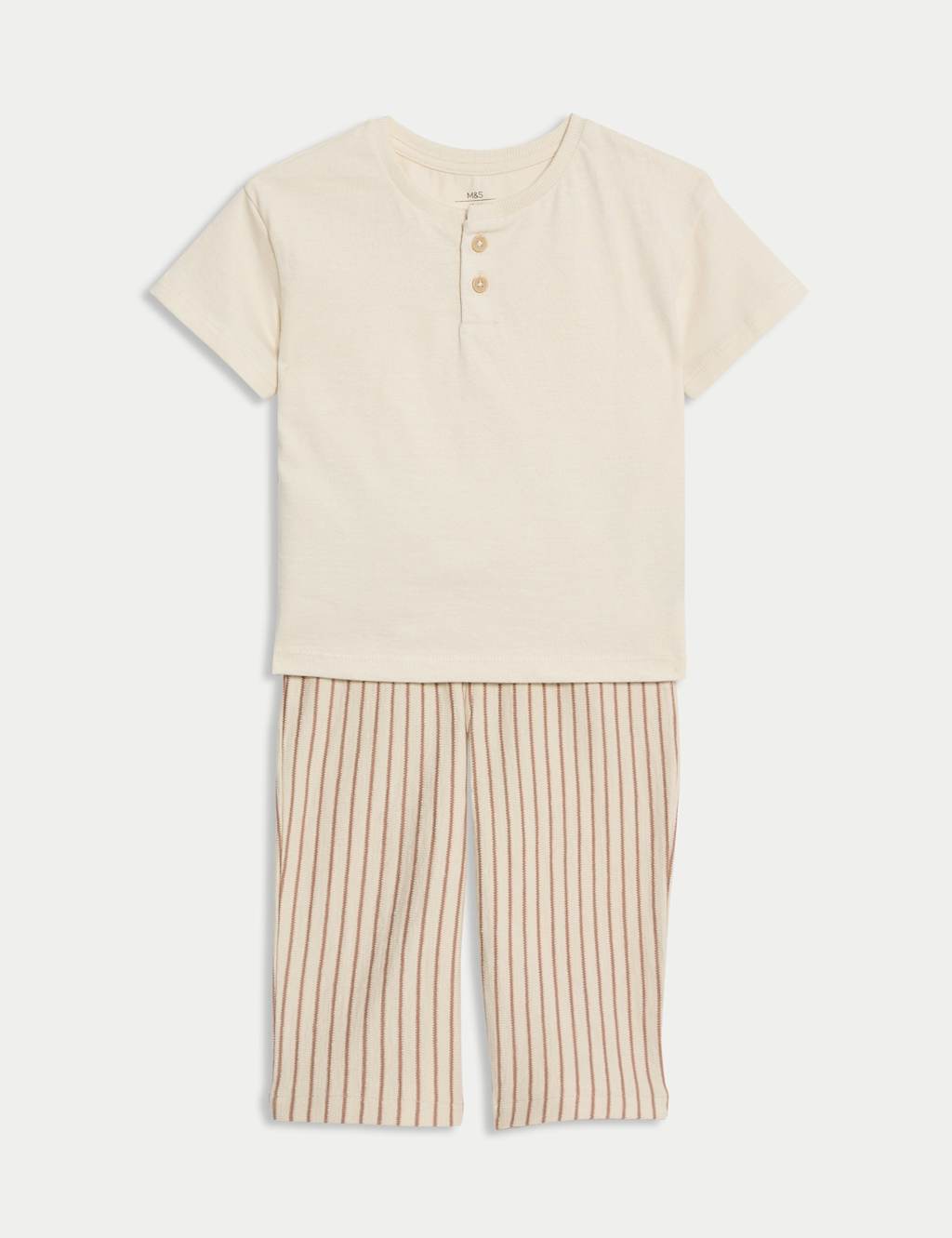 2pc Pure Cotton Striped Top & Bottom Outfit (0-6 Yrs)