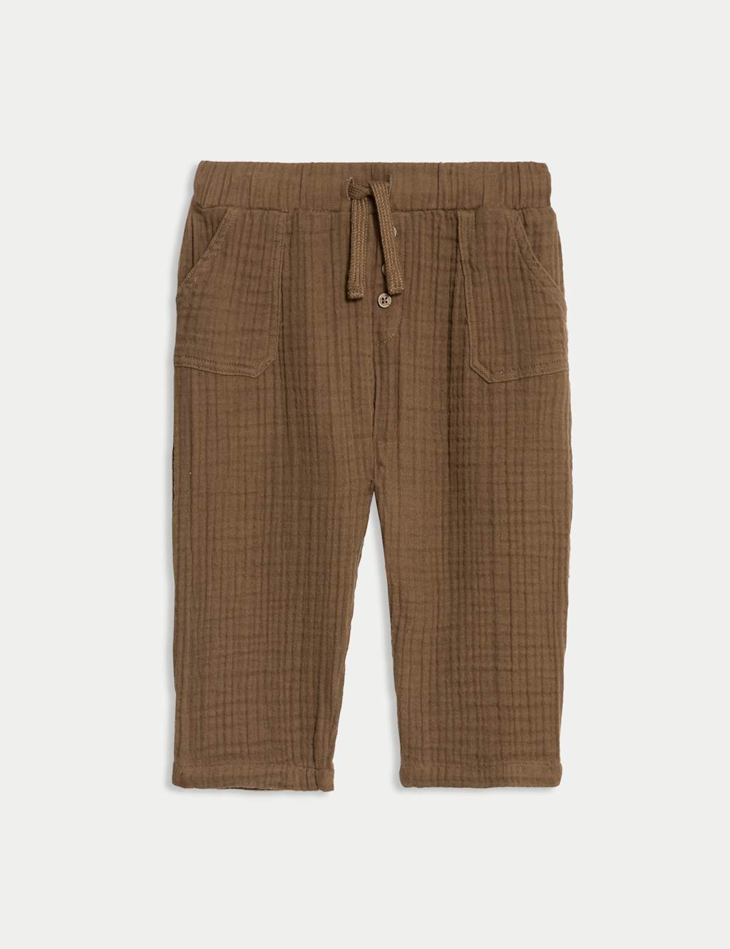 Pure Cotton Double Cloth Trousers (0-6 Yrs)