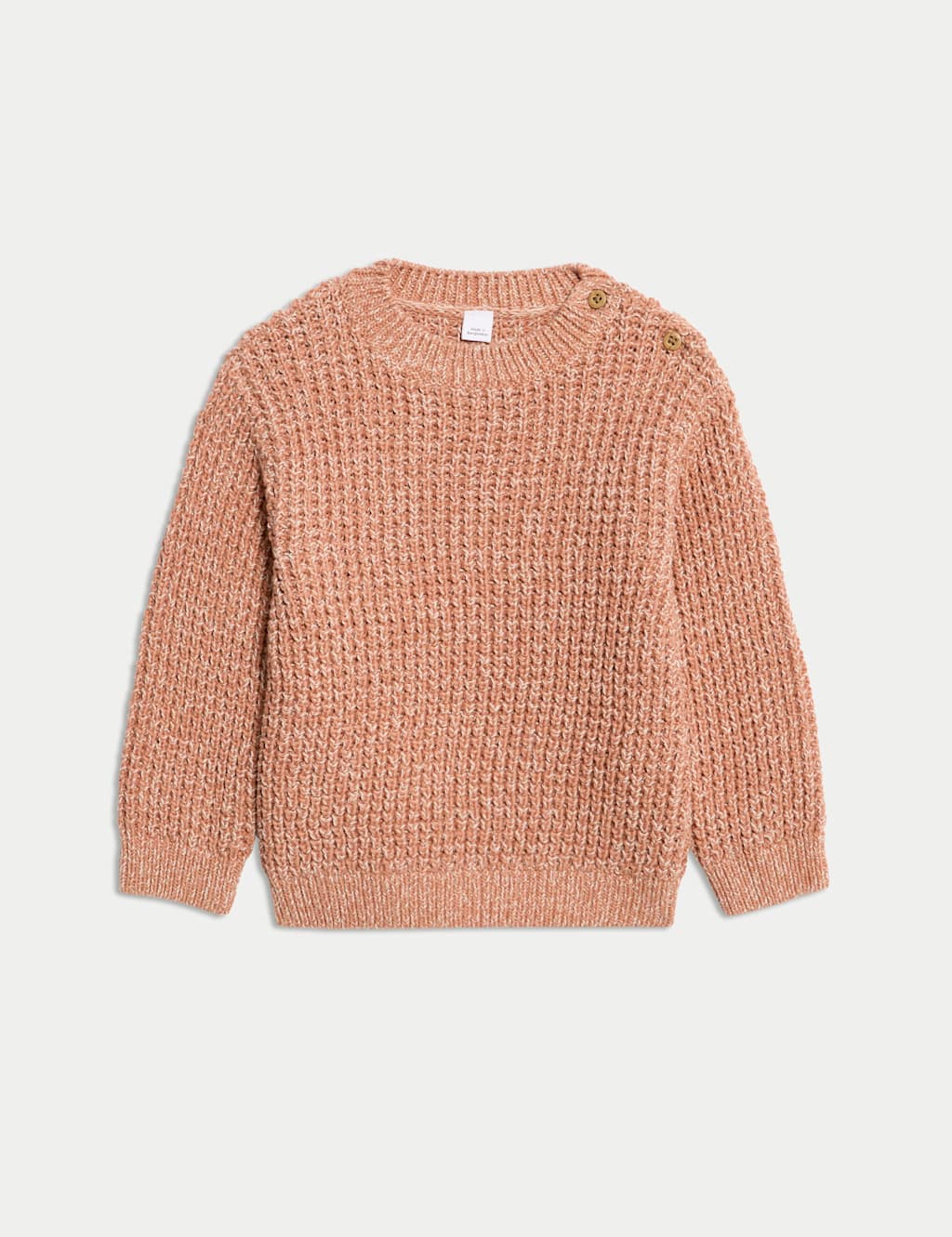 Pure Cotton Open Knit Jumper (0-3 Yrs)