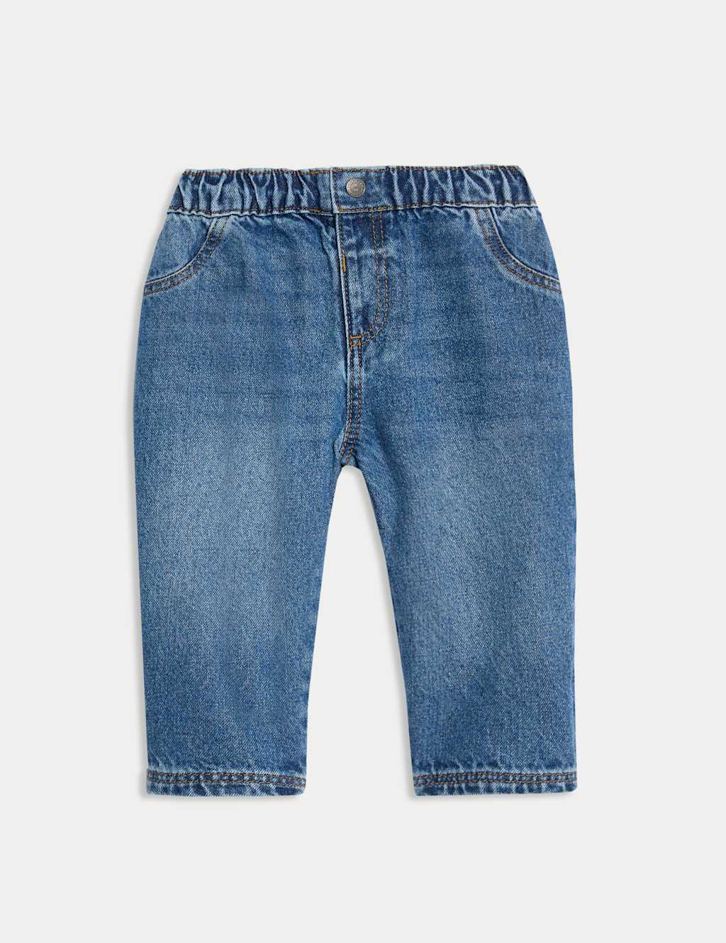 M&S Collection Boys Denim Jeans (0-6 Yrs) - 12-18, Denim