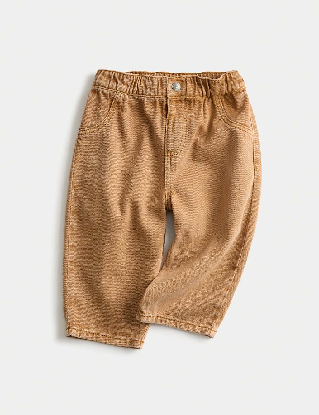 M&S Denim Overdyed Jeans (0 Mths-3 Yrs) Neutral