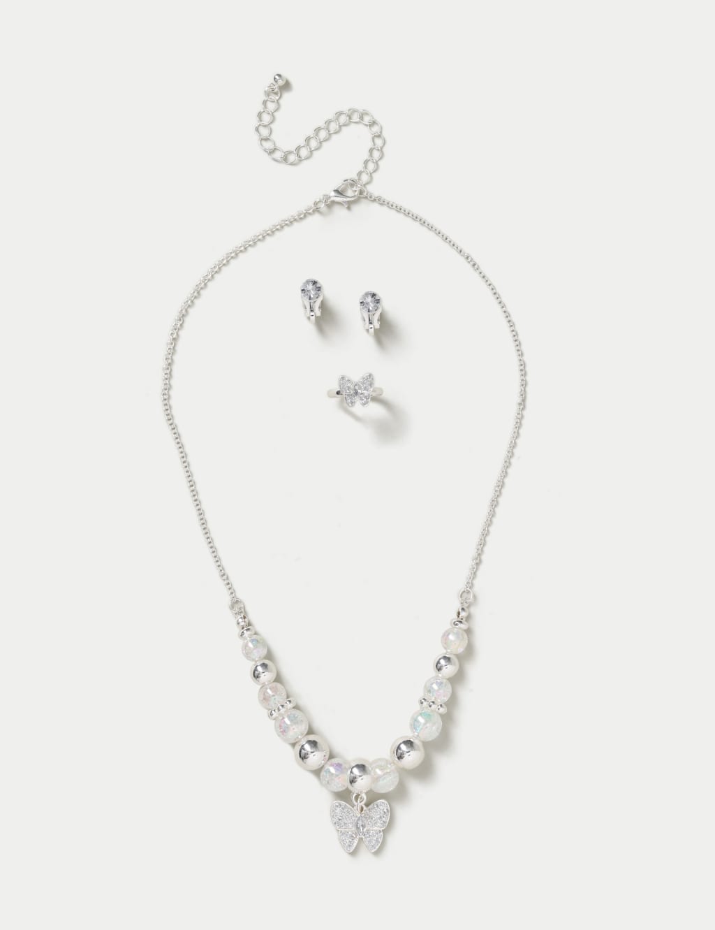 Butterfly Beaded Necklace Multipack Set