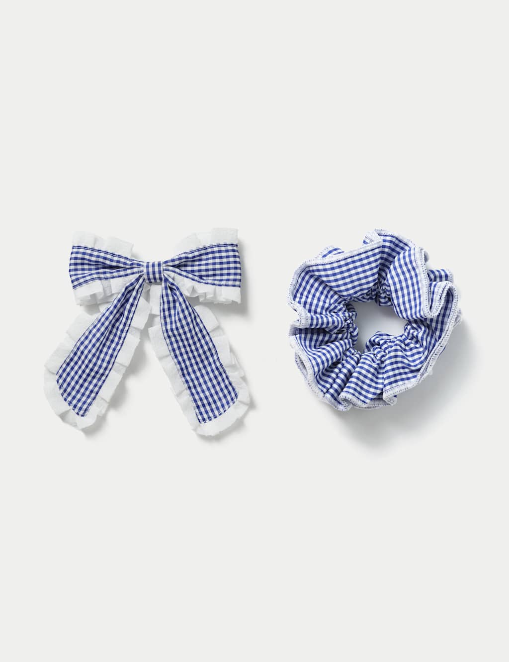Back To School Gingham Scrunchie And Bow