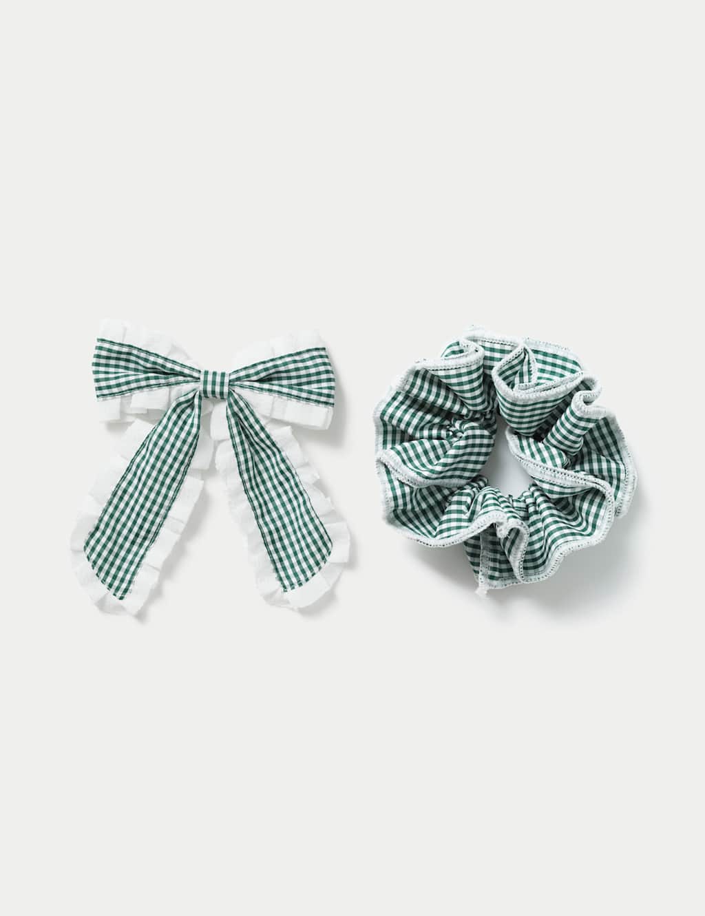 Back To School Gingham Scrunchie And Bow