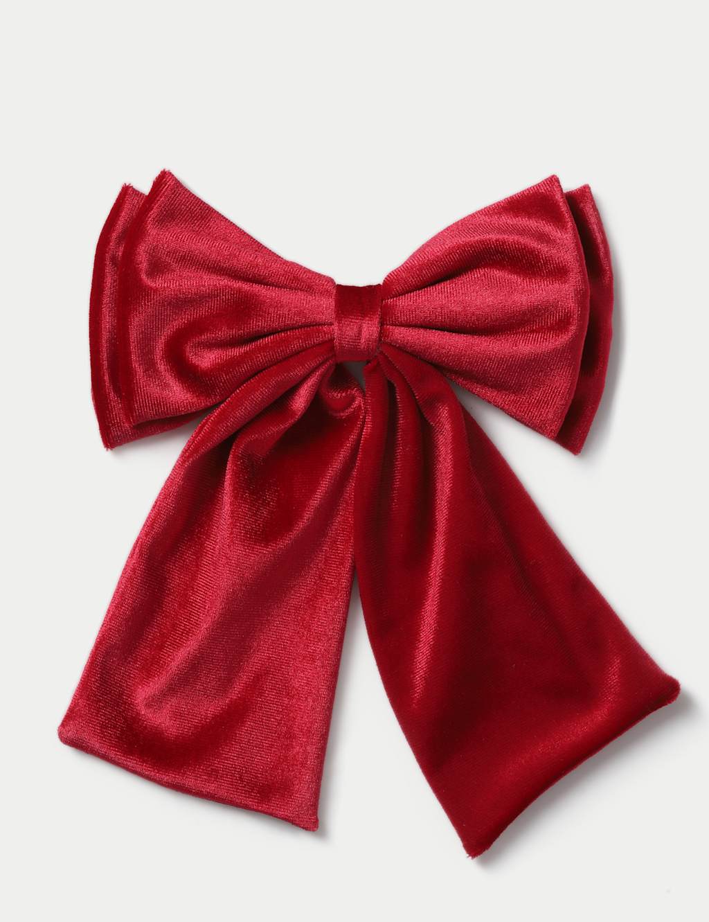 M&S x Binky Large Bow Clip Red