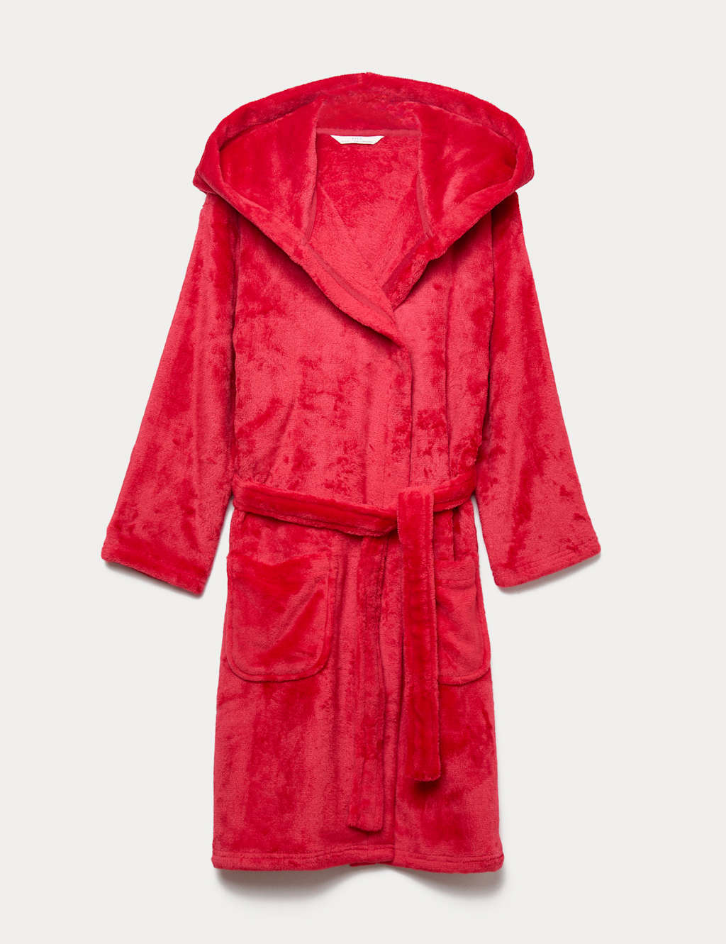 M&S Fleece Dressing Gown (1-16 Yrs) Red