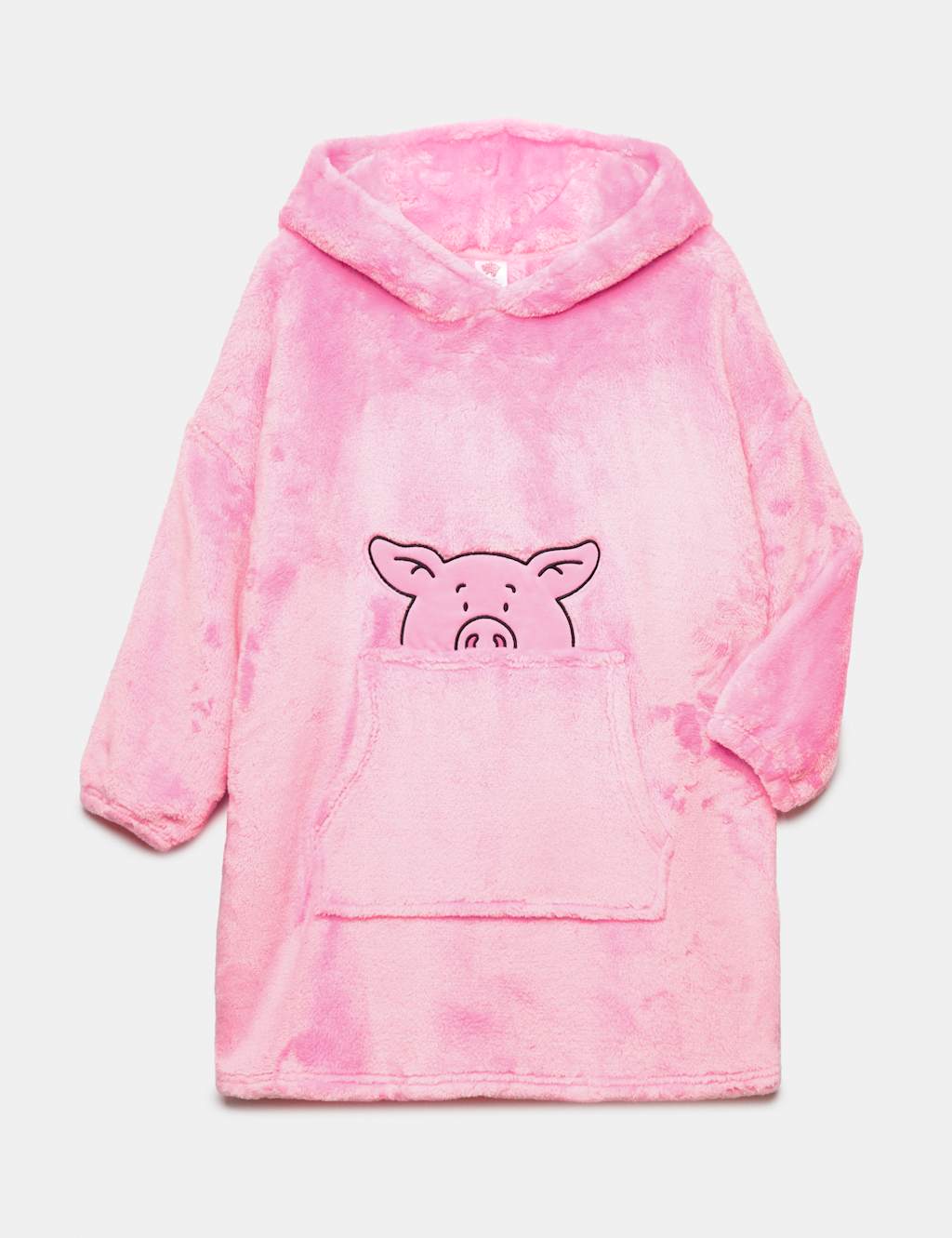 Percy Pig Girls Percy Pig Oversized Hoodie (6-16 Yrs) - 12-13 Years - Pink Mix