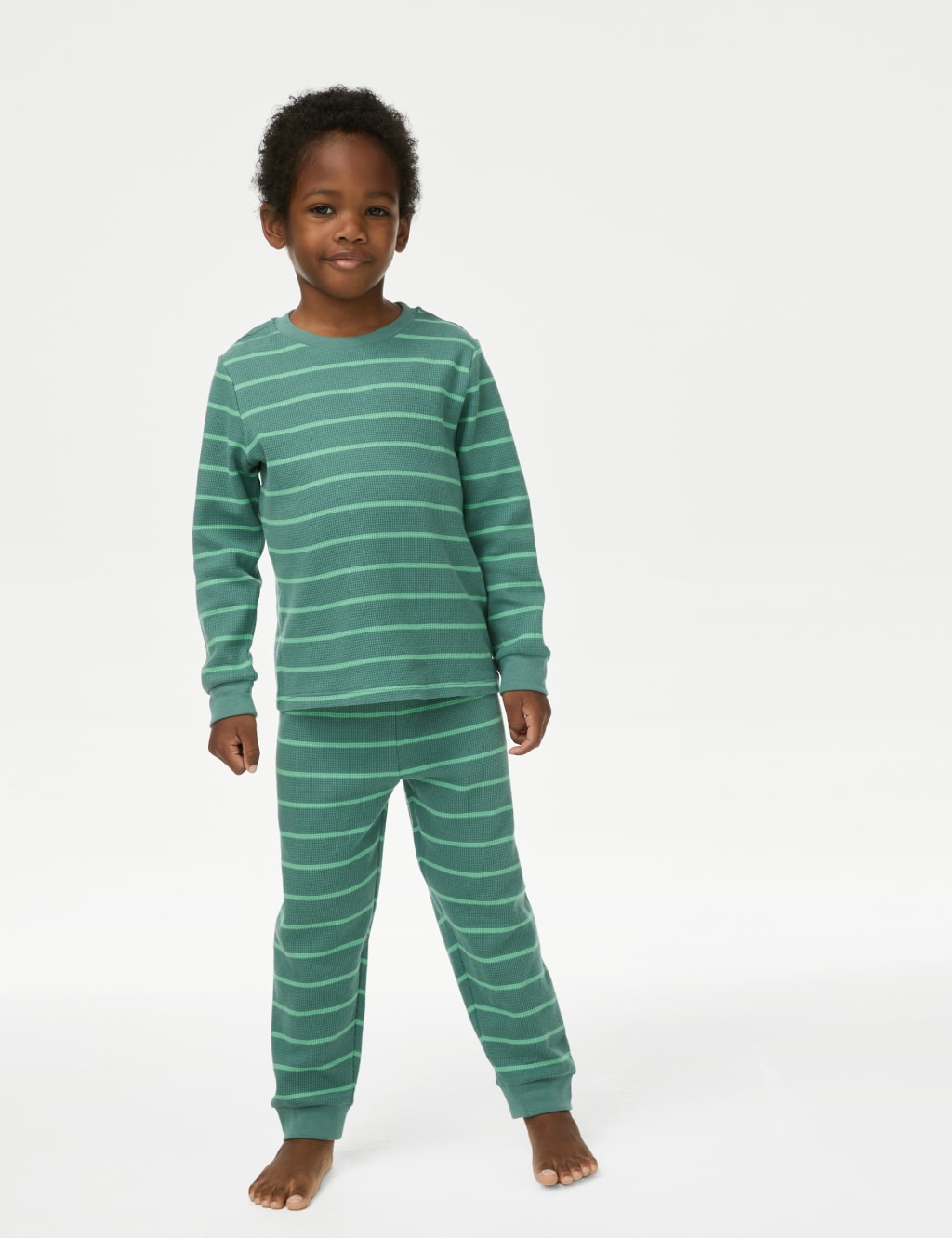 Pure Cotton Striped Pyjamas (1-16 Yrs)