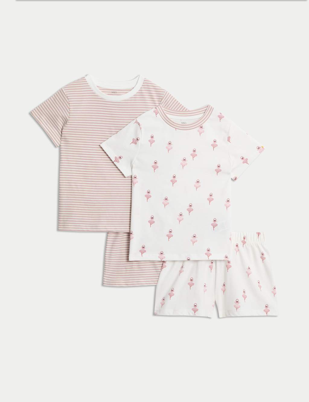 2pk Pure Cotton Patterned Pyjama Sets (9 Mths - 8 Yrs)