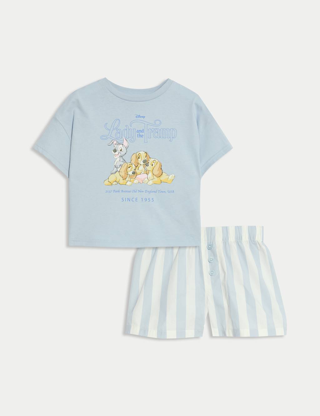 M&S Disney Lady and the Tramp Pyjamas (1-8 Yrs) Multi